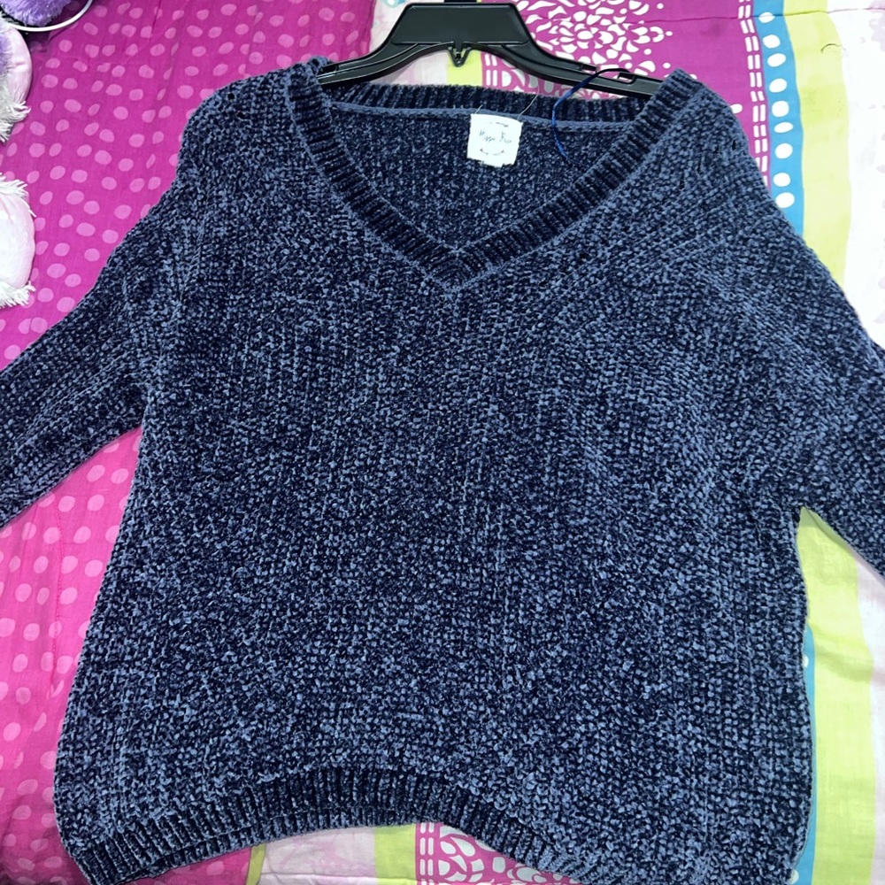 Soft Deep Blue Sweater